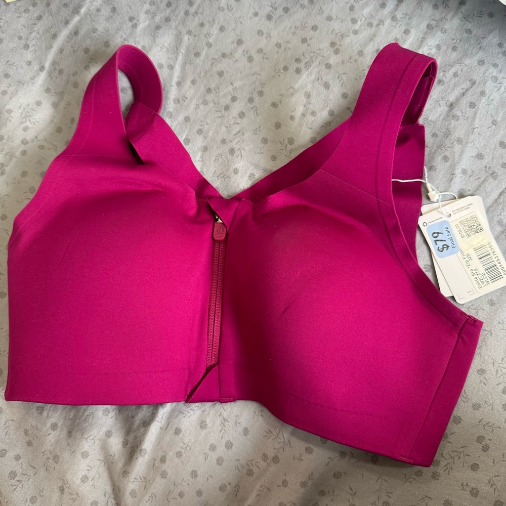 Lululemon Enlite Bra zip front size 32B